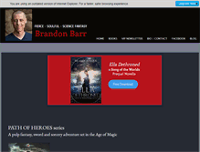 Tablet Screenshot of brandonbarr.com